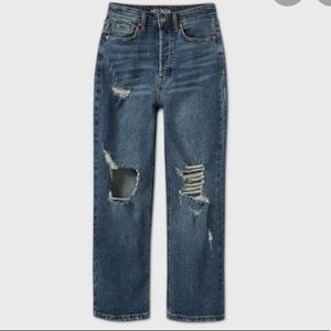 Wild Fable Distressed high rise straight jeans